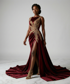 Silk Evening Gown